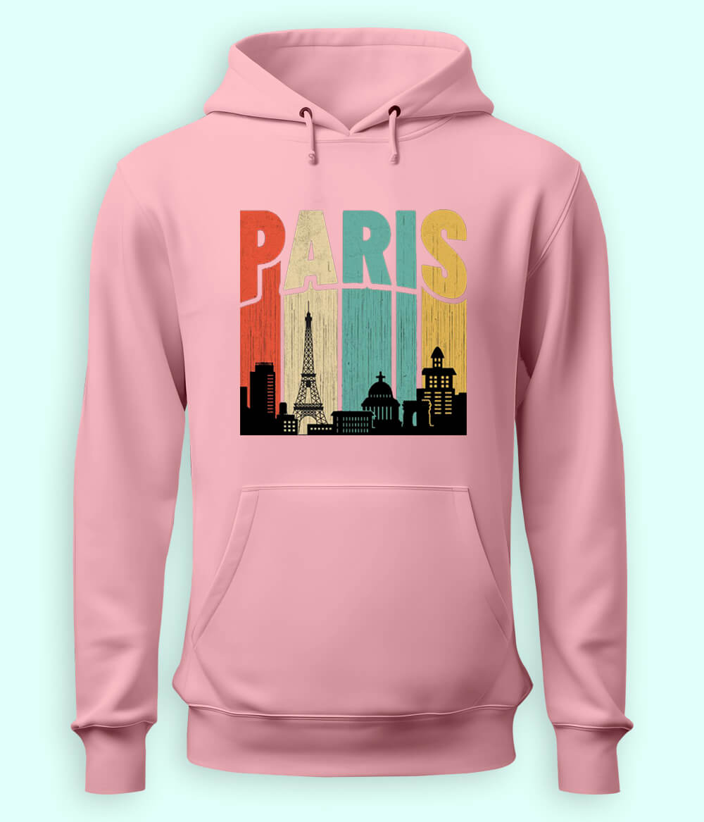 Paris Eiffel Tower Hoodie (Unisex)