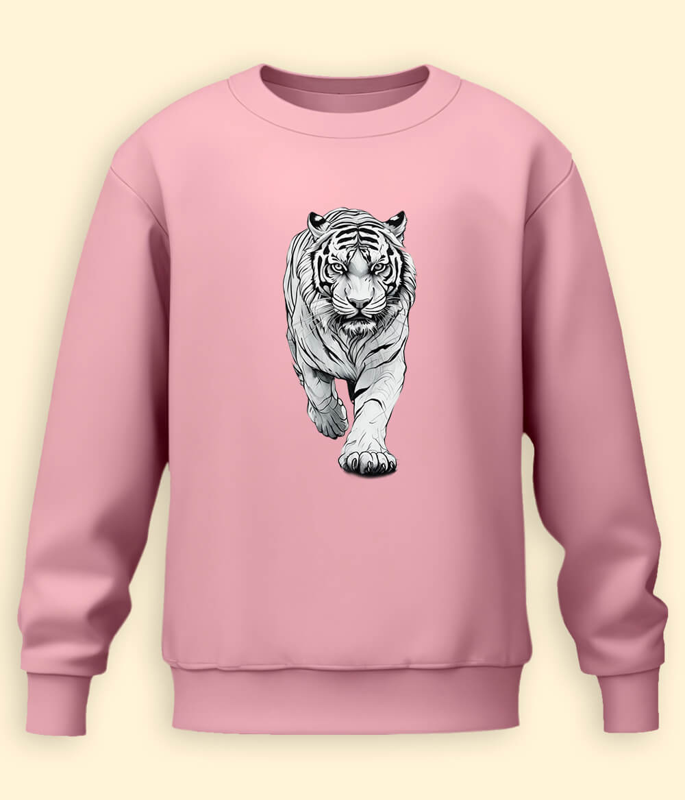 Running Tiger Men Winter Sweatshirt