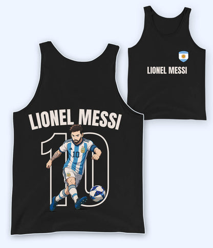 Lionel Messi Argentina Fan Tank Top