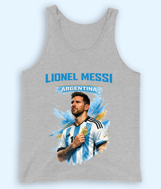 Lionel Messi Argentina Fan Football Tank Top