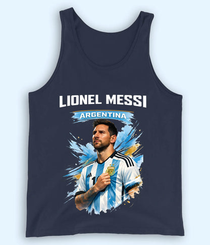 Lionel Messi Argentina Fan Football Tank Top