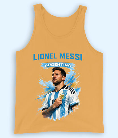 Lionel Messi Argentina Fan Football Tank Top
