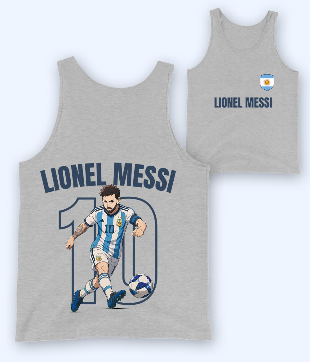 Lionel Messi Argentina Fan Tank Top