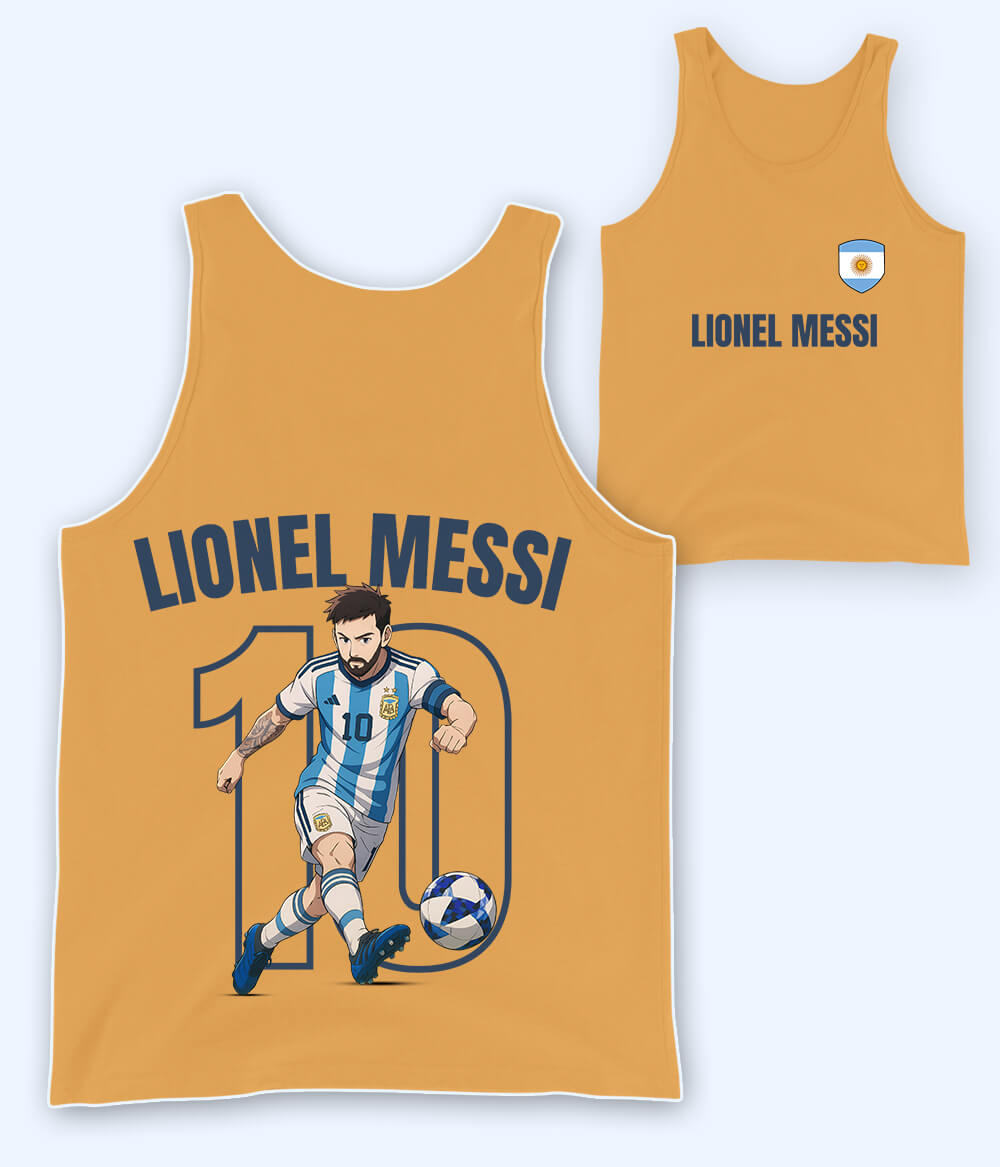 Lionel Messi Argentina Fan Tank Top