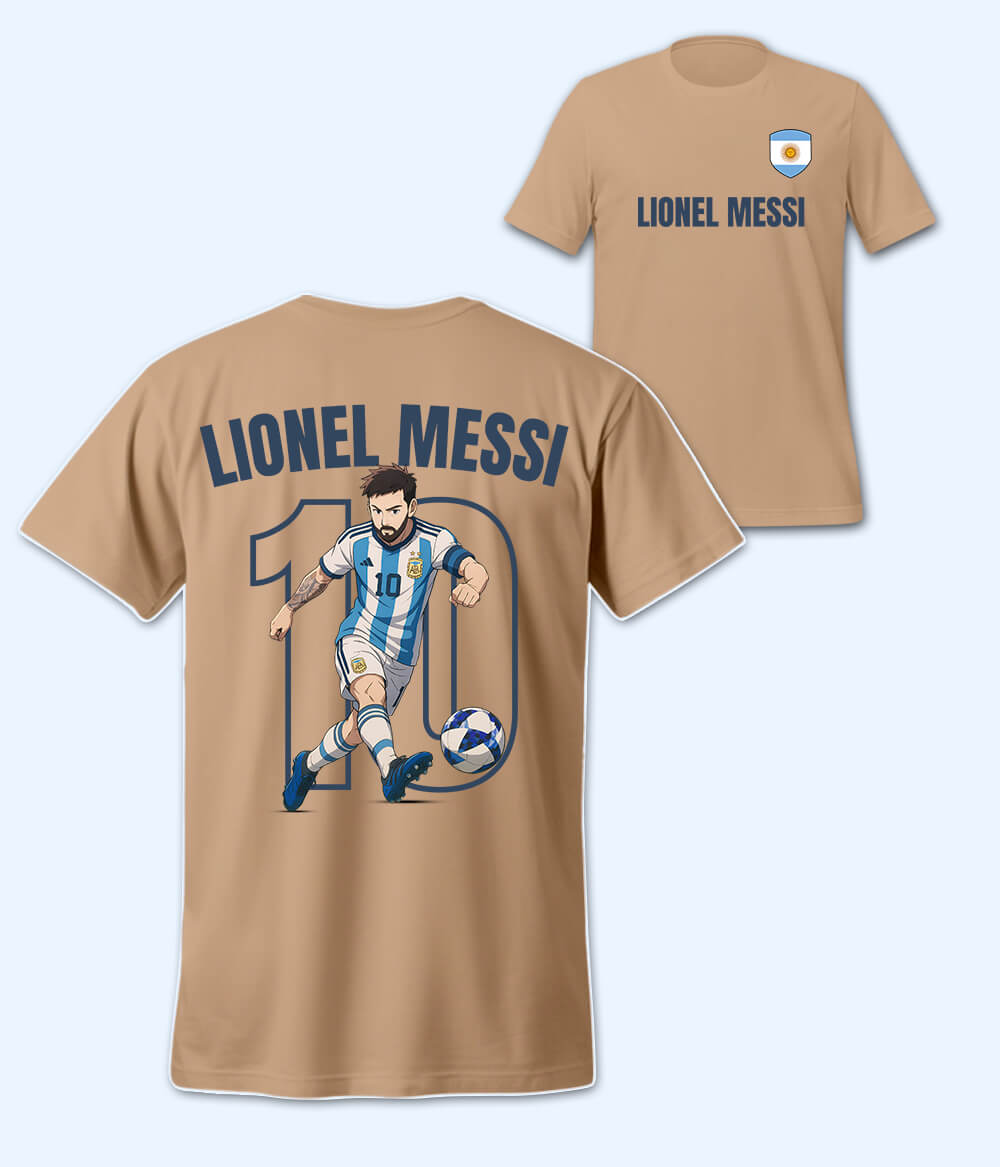 Lionel Messi Argentina Football T-Shirt