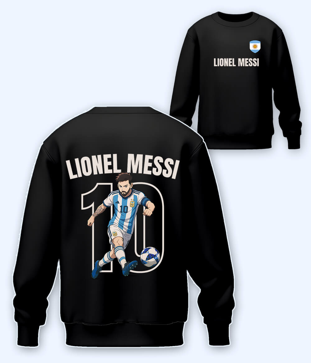 Lionel Messi Argentina Football Sweatshirt