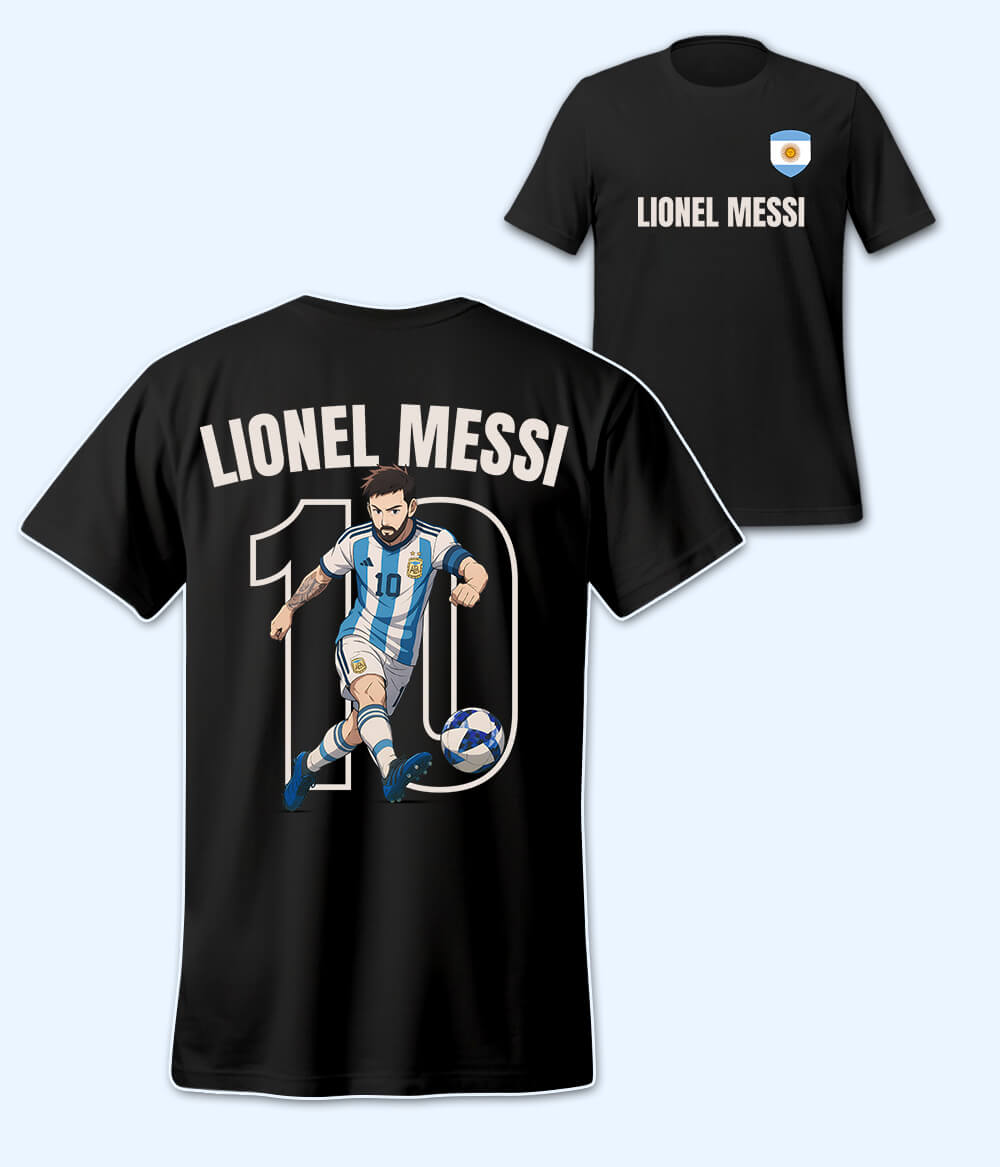 Lionel Messi Argentina Football T-Shirt