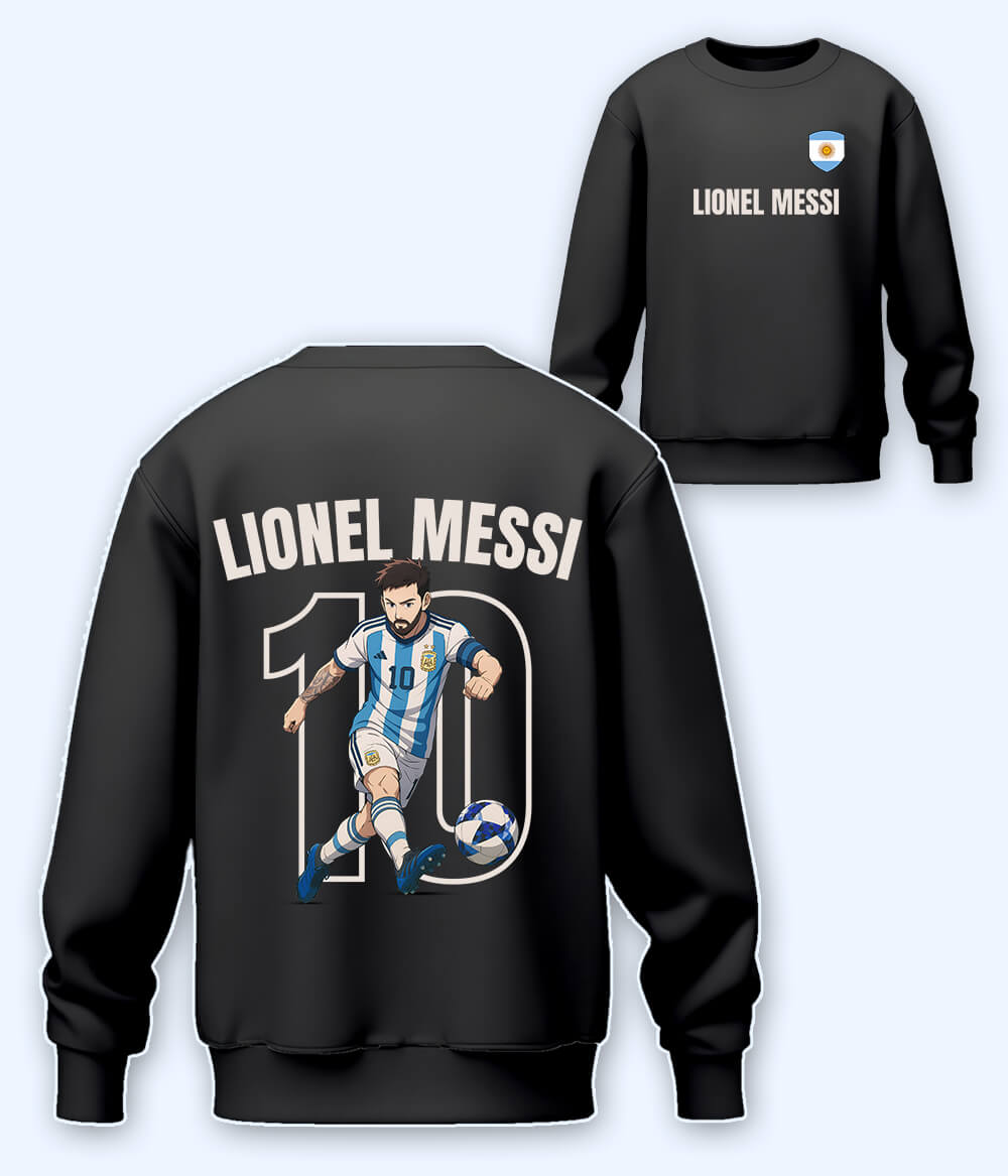 Lionel Messi Argentina Football Sweatshirt