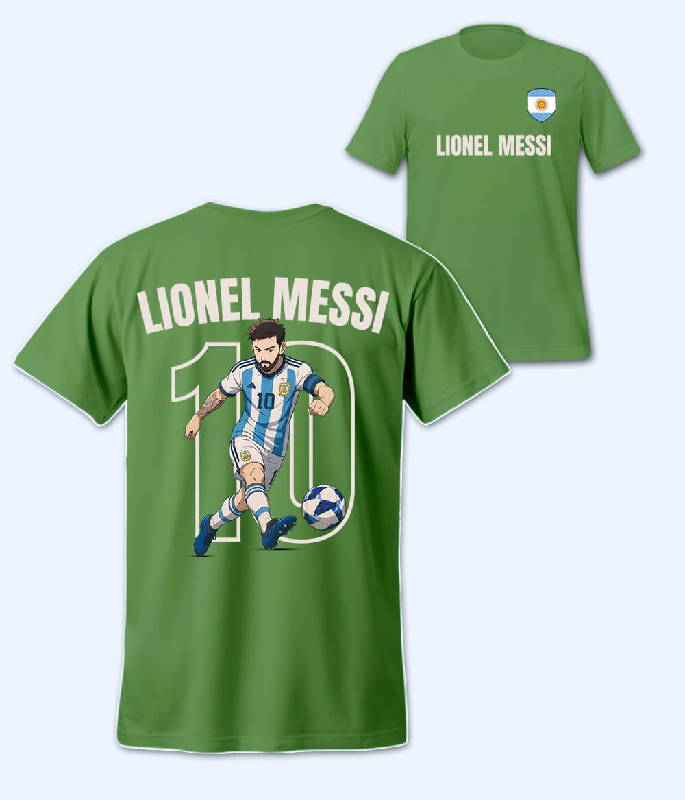 Lionel Messi Argentina Football T-Shirt