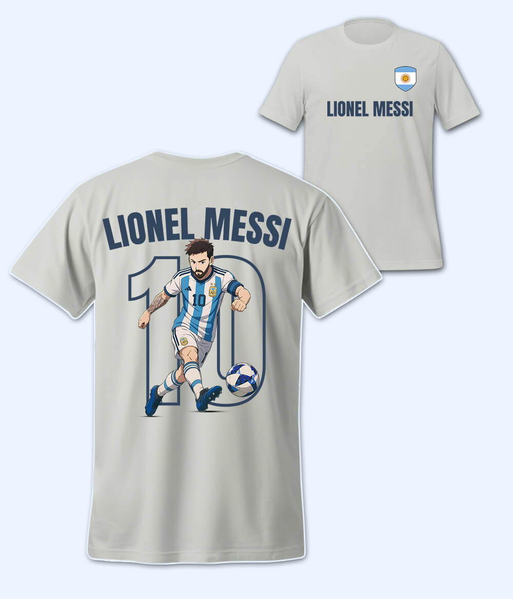 Lionel Messi Argentina Football T-Shirt