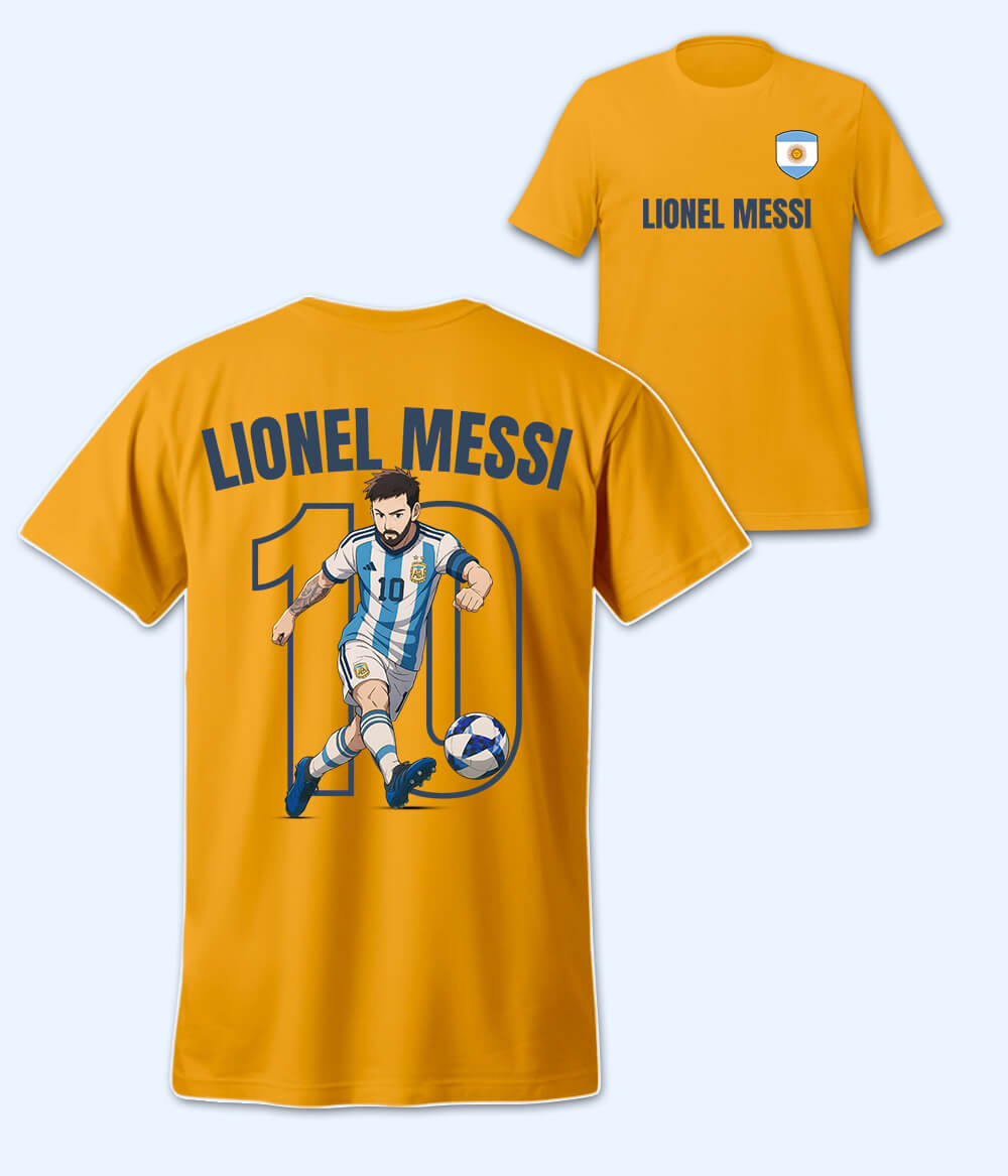 Lionel Messi Argentina Football T-Shirt