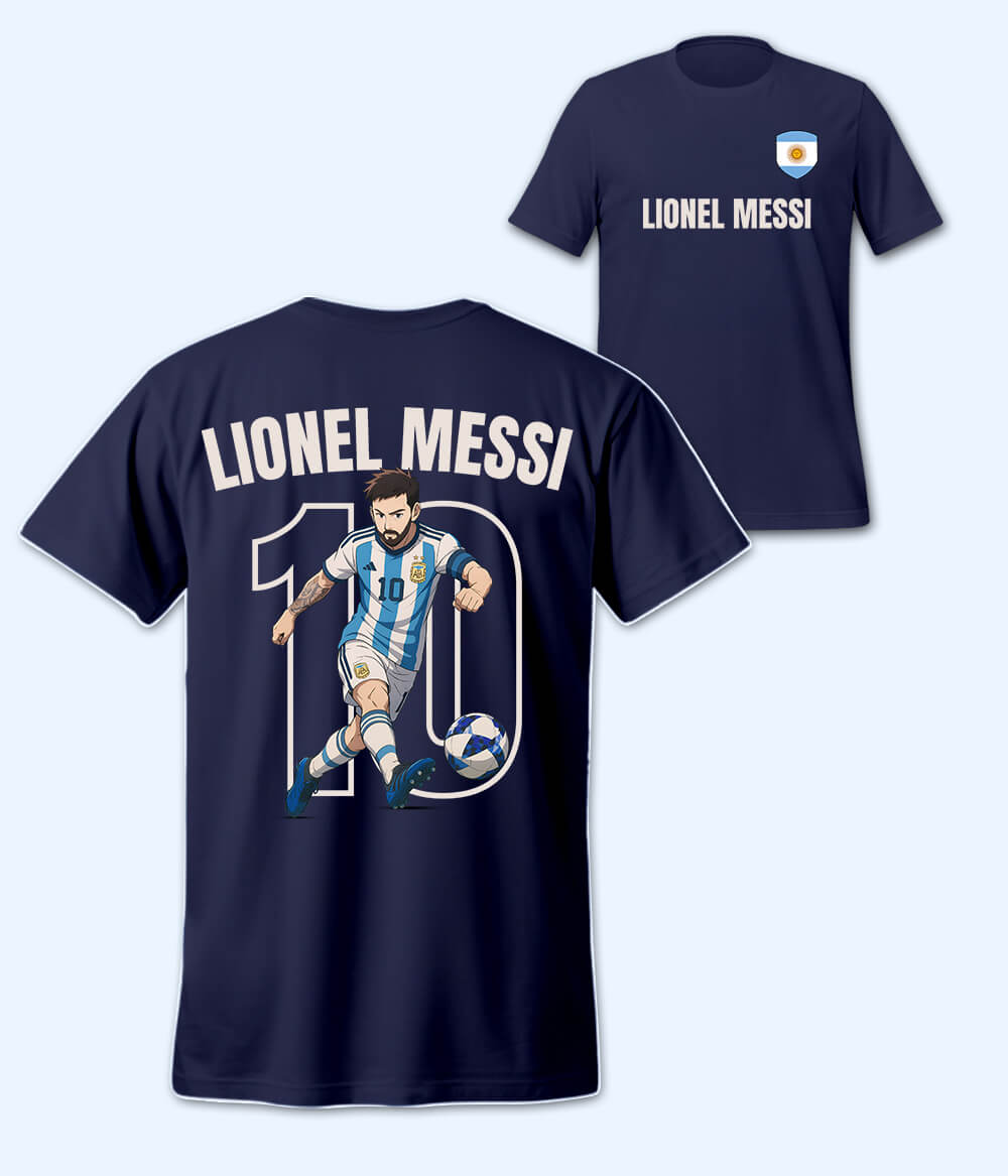 Lionel Messi Argentina Football T-Shirt