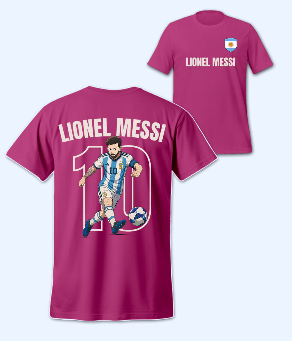 Lionel Messi Argentina Football T-Shirt