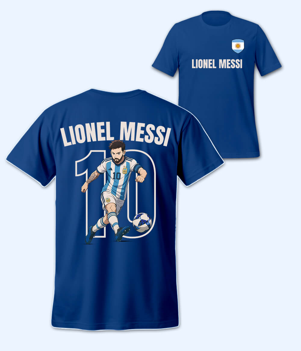 Lionel Messi Argentina Football T-Shirt