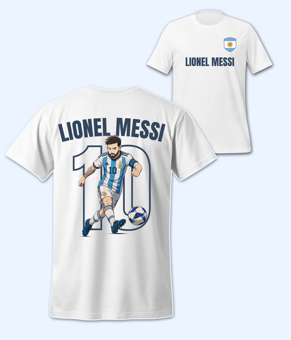 Lionel Messi Argentina Football T-Shirt