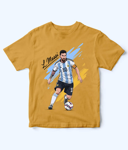 Lionel Messi Argentina Kids Football T-Shirt