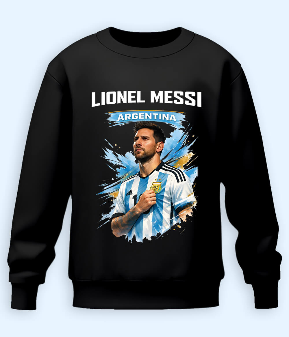 Lionel Messi Argentina No.10 Graphic Sweatshirt
