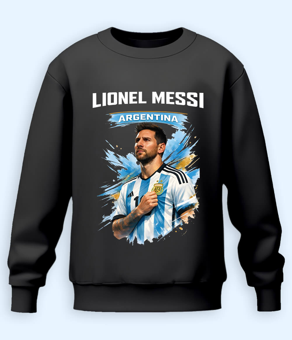 Lionel Messi Argentina No.10 Graphic Sweatshirt