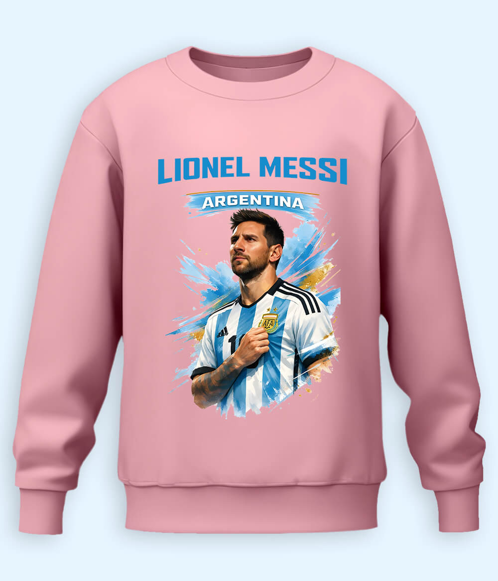 Lionel Messi Argentina No.10 Graphic Sweatshirt