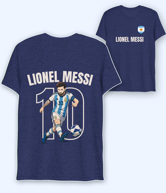 Lionel Messi Argentina Supporter Dri Fit Football T-Shirt