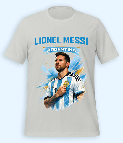 Lionel Messi World Champion Graphic Football T-Shirt 