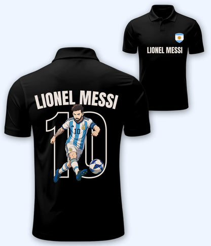 Lionel Messi World Champion Polo T-Shirt