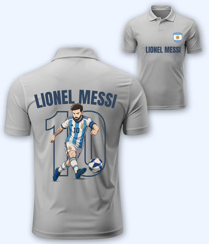 Lionel Messi World Champion Polo T-Shirt