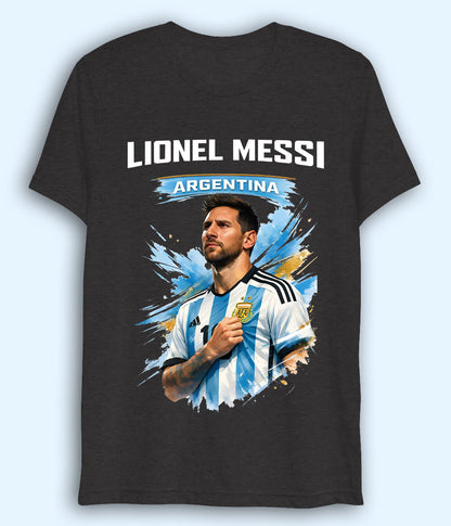Lionel Messi World Cup Champion Dri Fit Football T-Shirt