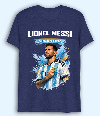 Lionel Messi World Cup Champion Dri Fit Football T-Shirt