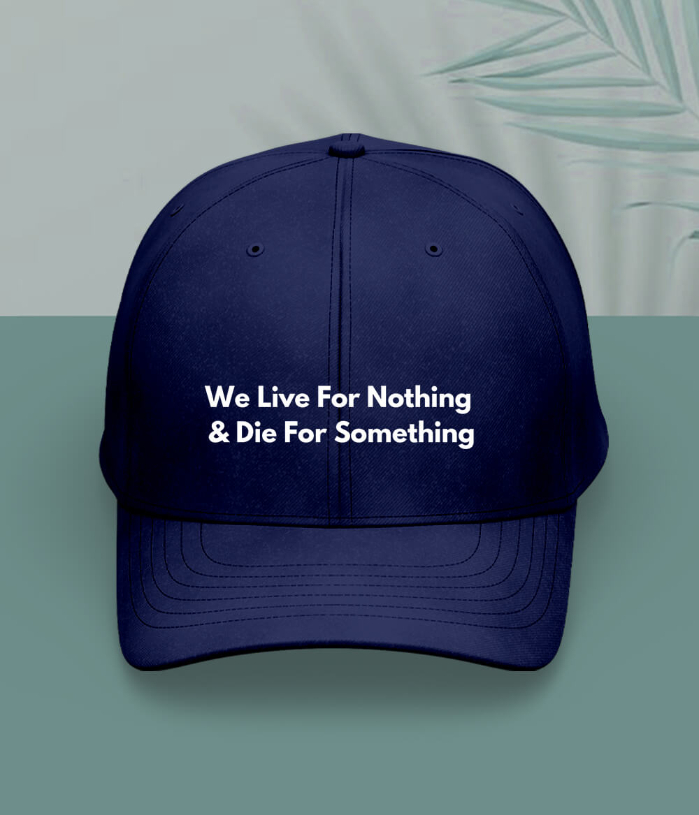 Navy Live and Die Cap