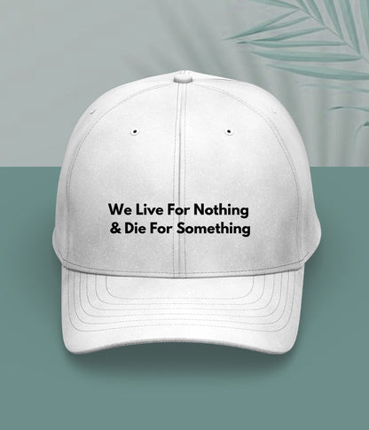White Live and Die Cap