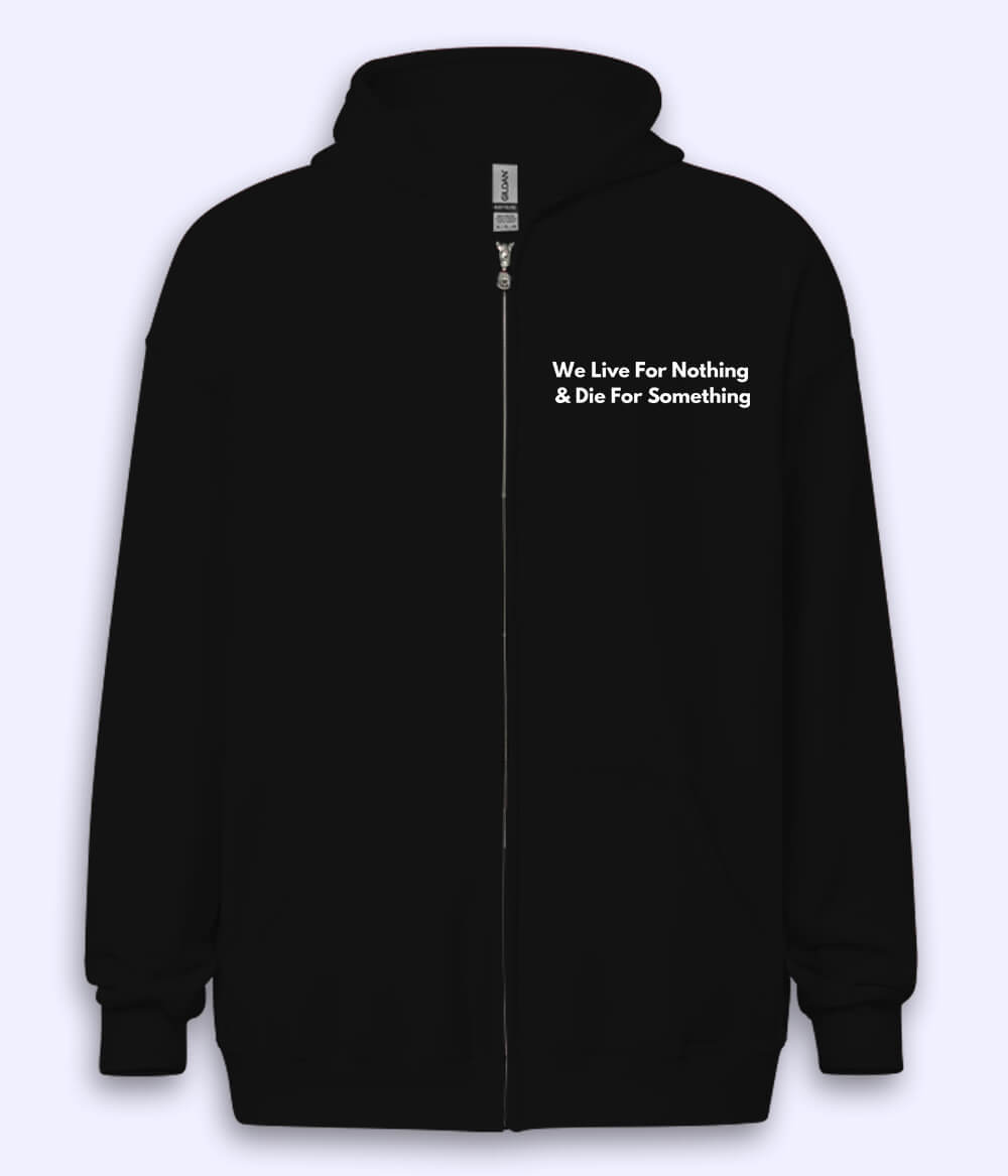 Live and Die Zipper Hoodie (Unisex)