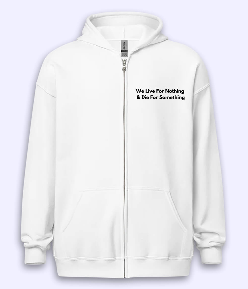 Live and Die Zipper Hoodie (Unisex)