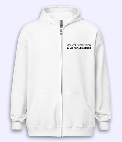Live and Die Zipper Hoodie (Unisex)