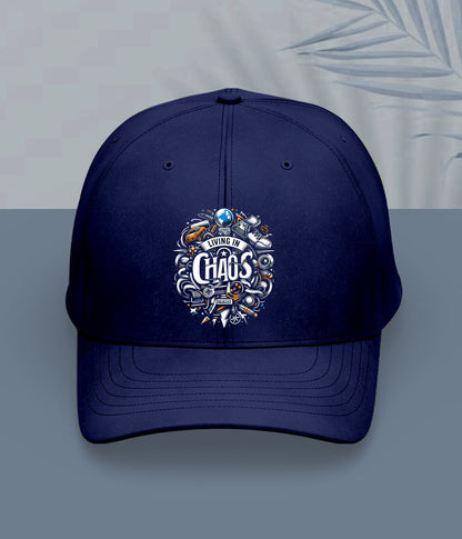 Navy Blue Living In Chaos Cap