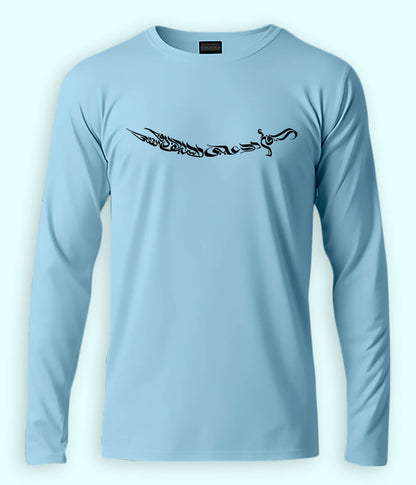 Long Sleeve Ali Sword Calligraphy T-Shirt (Unisex)