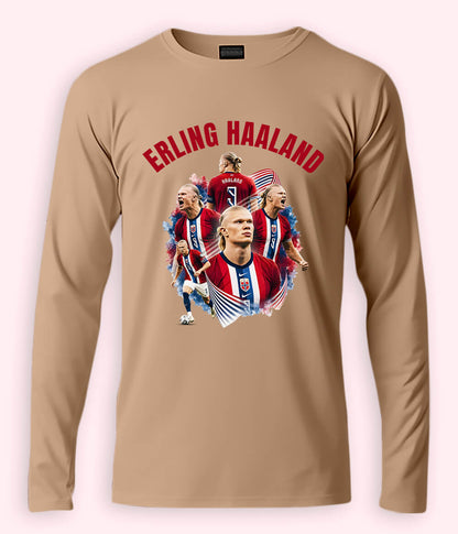 Long Sleeve Erling Haaland Norway Football Shirt