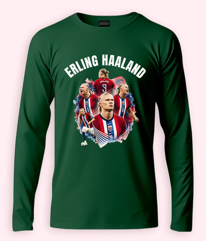 Long Sleeve Erling Haaland Norway Football Shirt