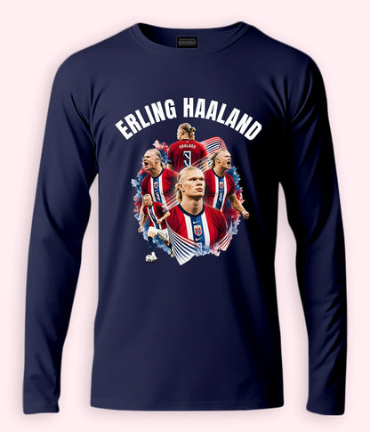 Long Sleeve Erling Haaland Norway Football Shirt