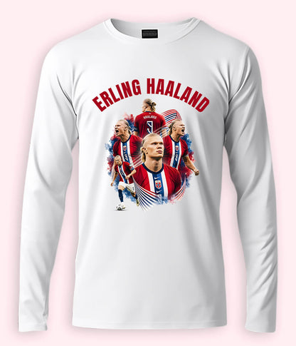 Long Sleeve Erling Haaland Norway Football Shirt