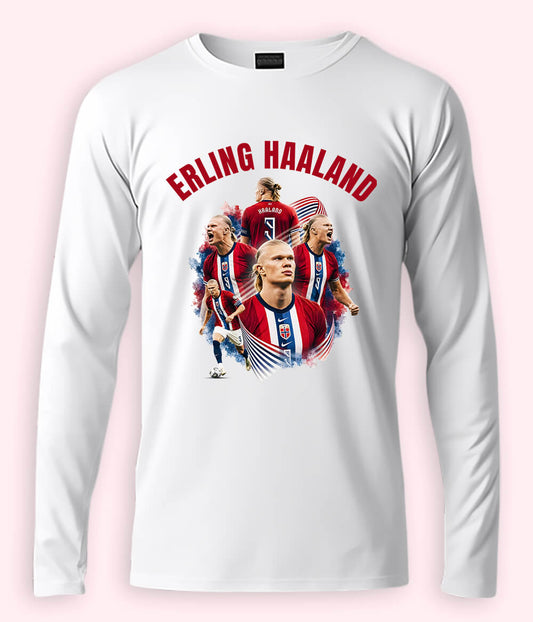 Long Sleeve Erling Haaland Norway Football Shirt