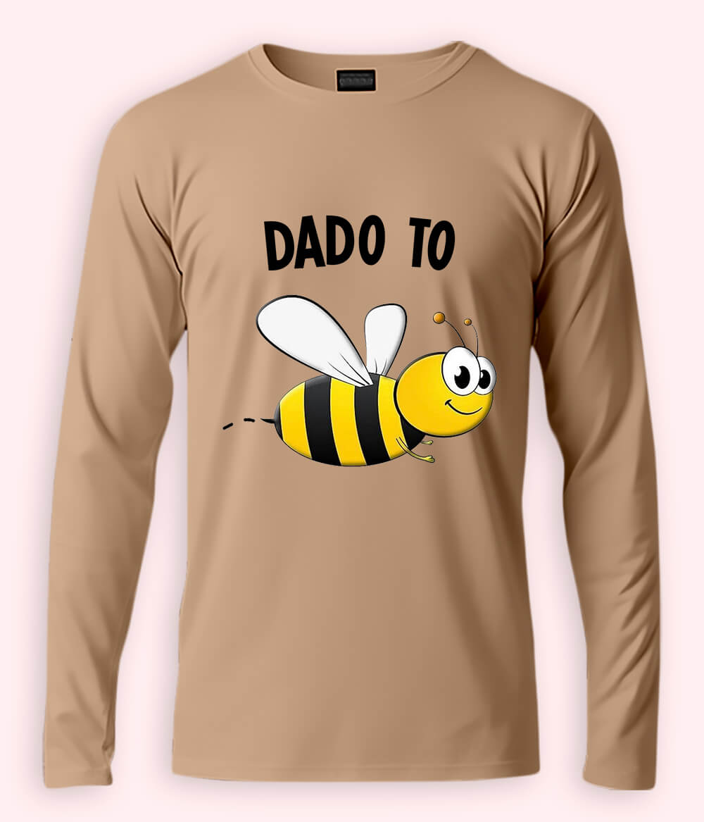 Beige Long Sleeve Grandma T-Shirt