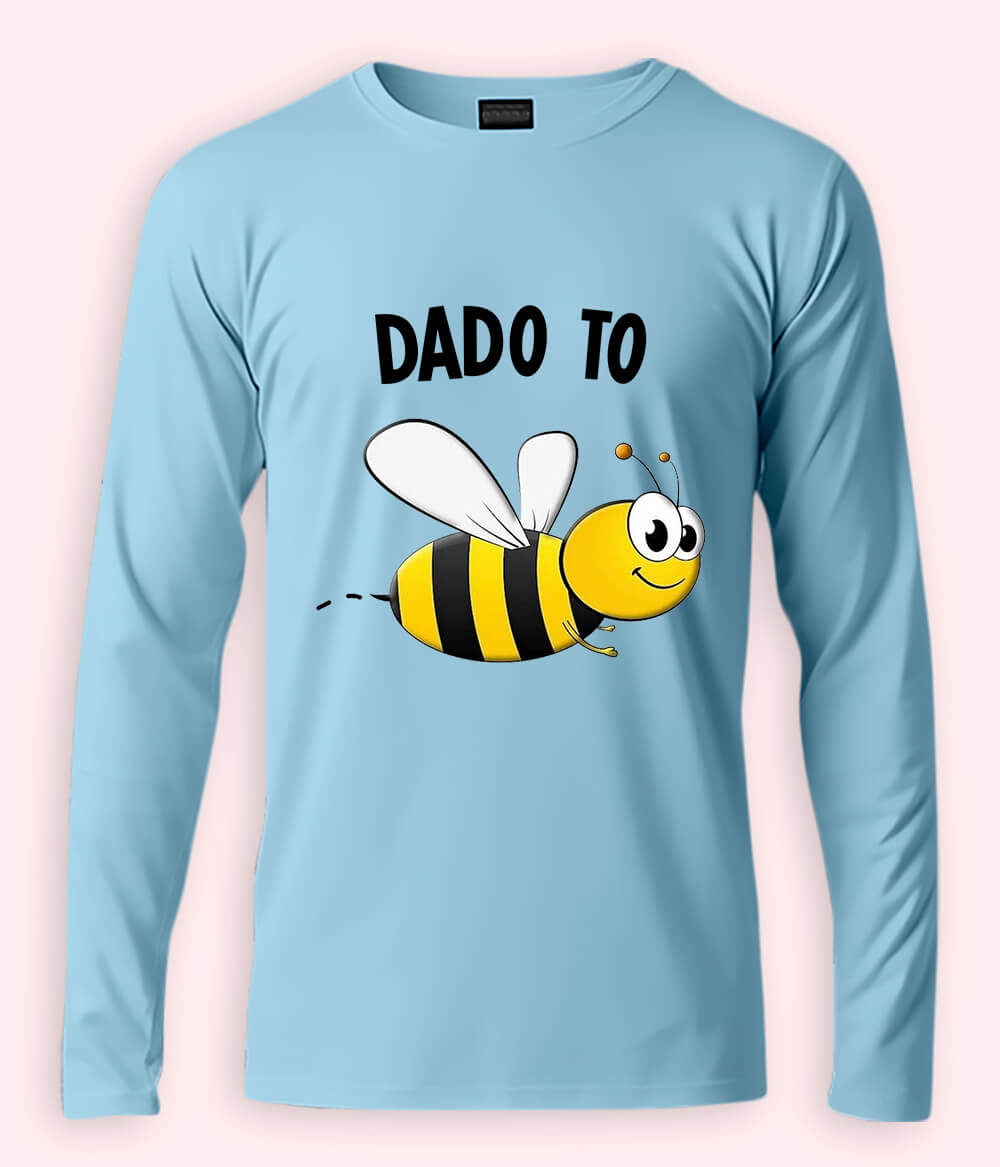 Sky Blue Long Sleeve Grandma T-Shirt