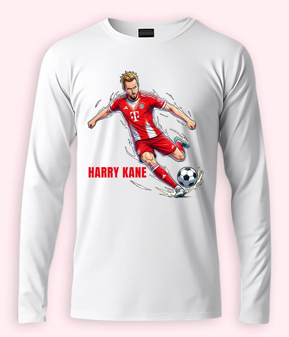 Long Sleeve Harry Kane Bundesliga Fan T-Shirt