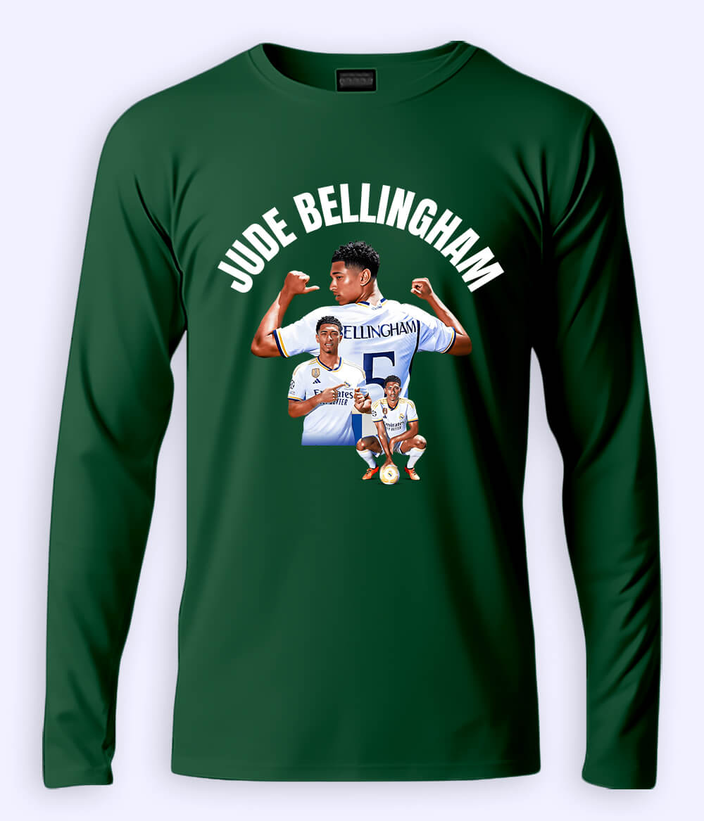 Long Sleeve Jude Bellingham La Liga Graphic T-Shirt