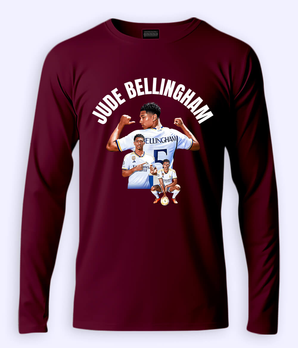 Long Sleeve Jude Bellingham La Liga Graphic T-Shirt