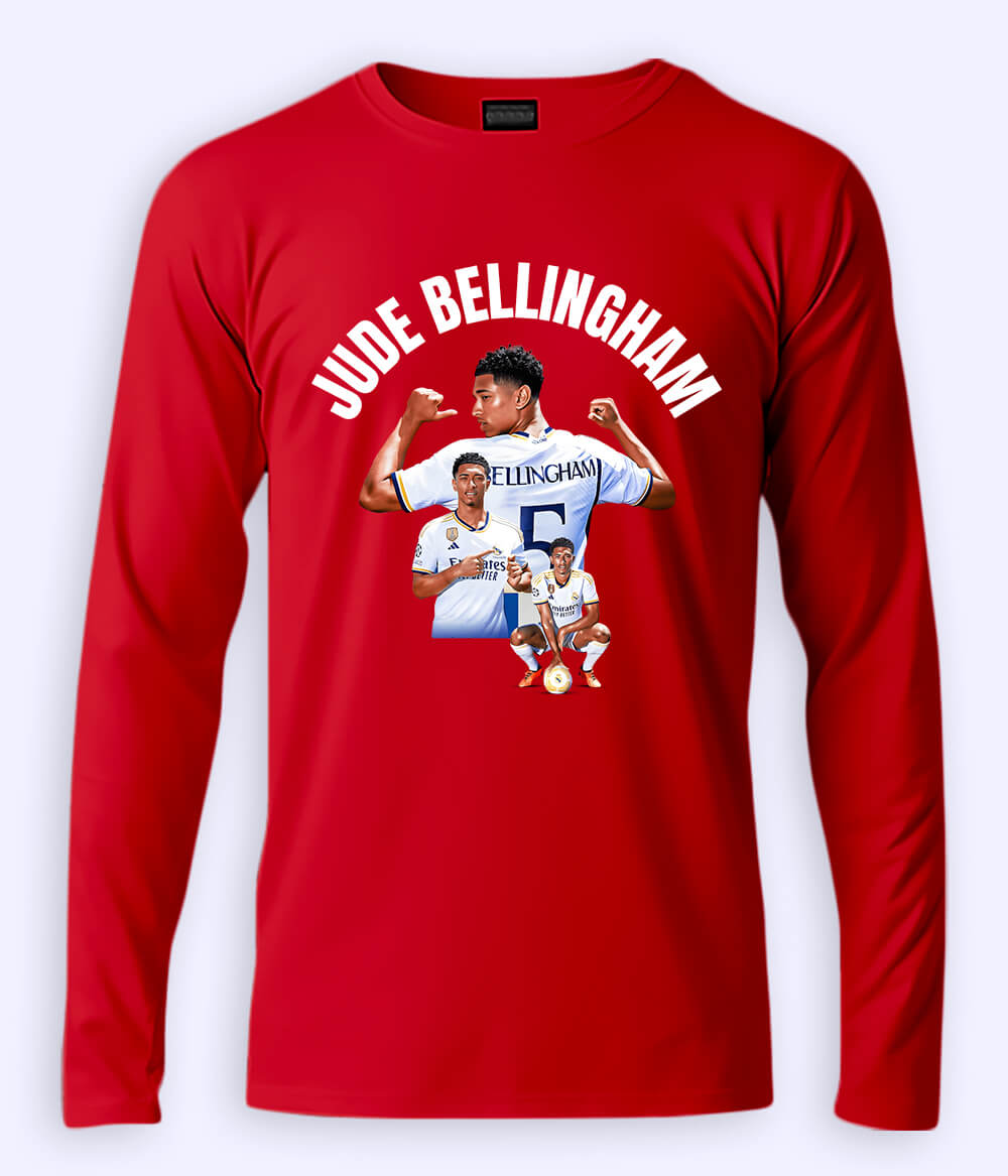 Long Sleeve Jude Bellingham La Liga Graphic T-Shirt