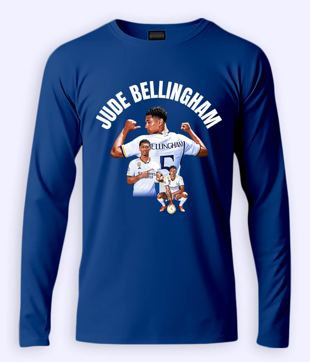 Long Sleeve Jude Bellingham La Liga Graphic T-Shirt