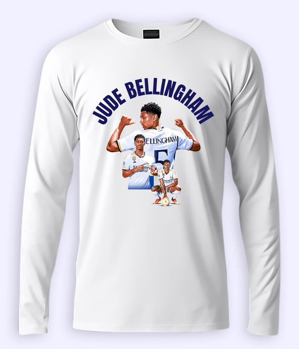 Long Sleeve Jude Bellingham La Liga Graphic T-Shirt