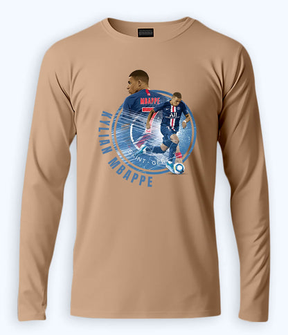 Long Sleeve Kylian Mbappé Ligue 1 Graphic T-Shirt